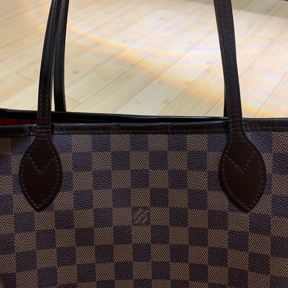 Neverfull MM Damier Ebene Authentic Louis Vuitton - Picture 7 of 15